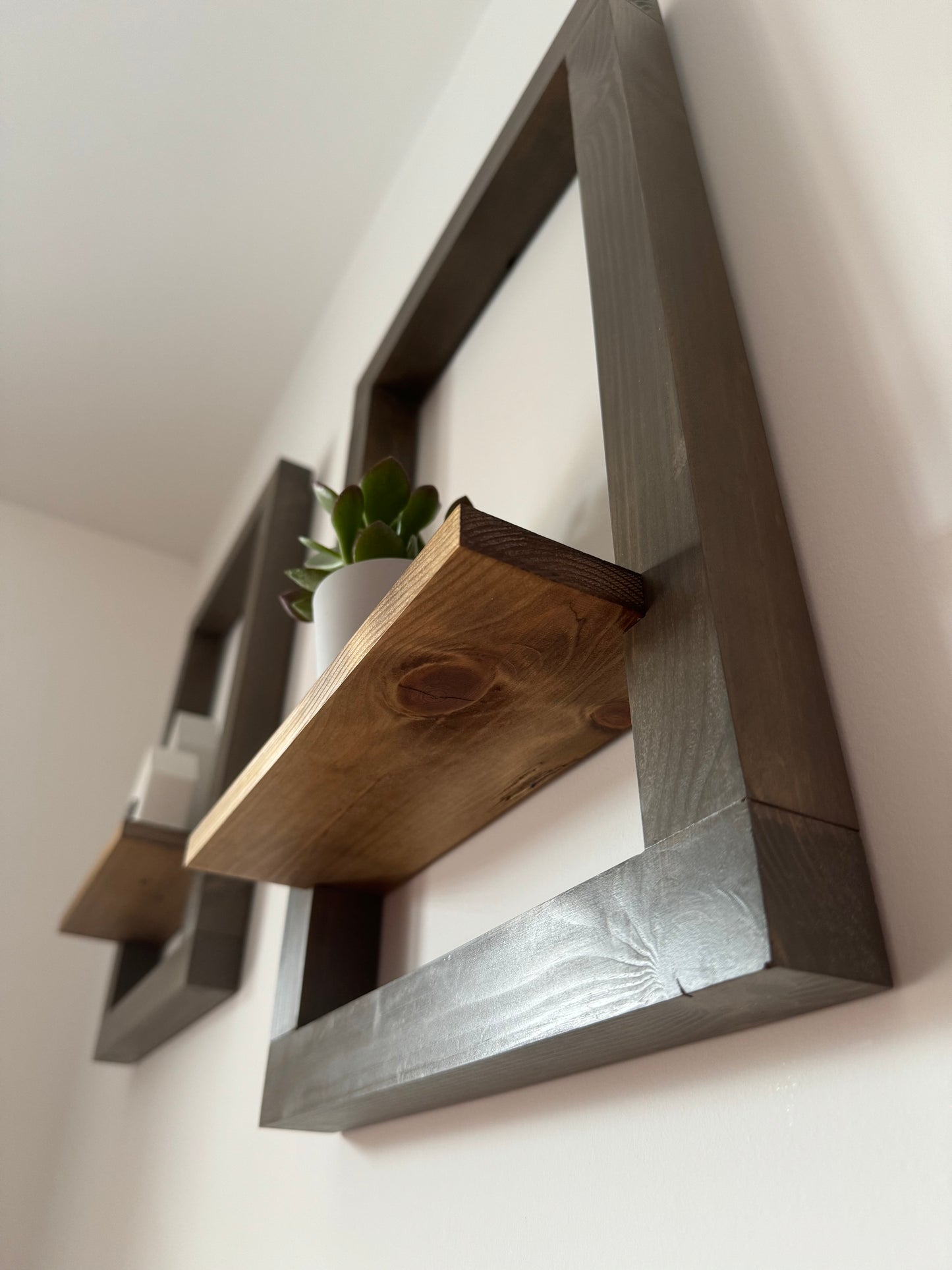 Frame with Enclosed Shelf