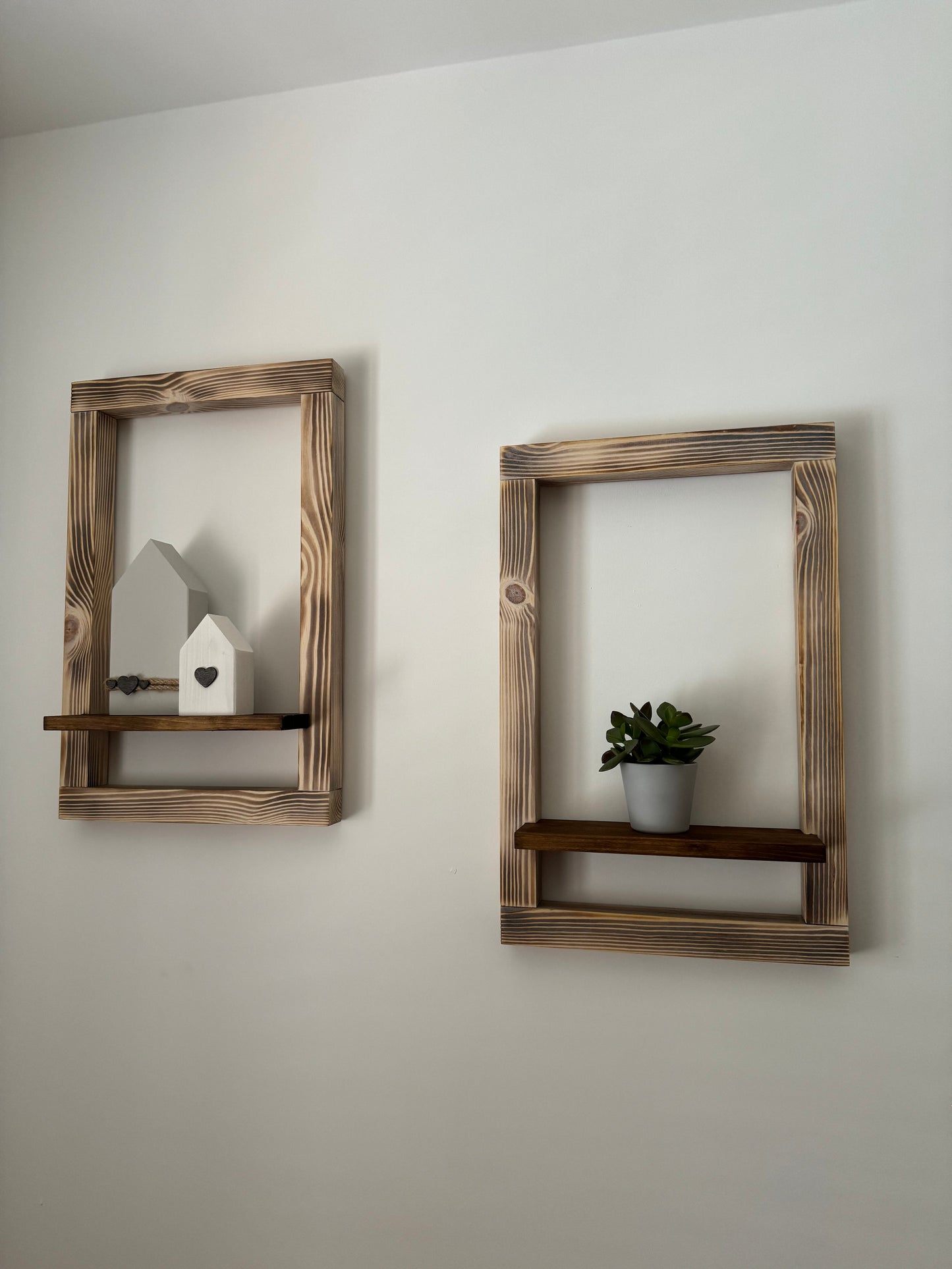 Frame with Enclosed Shelf