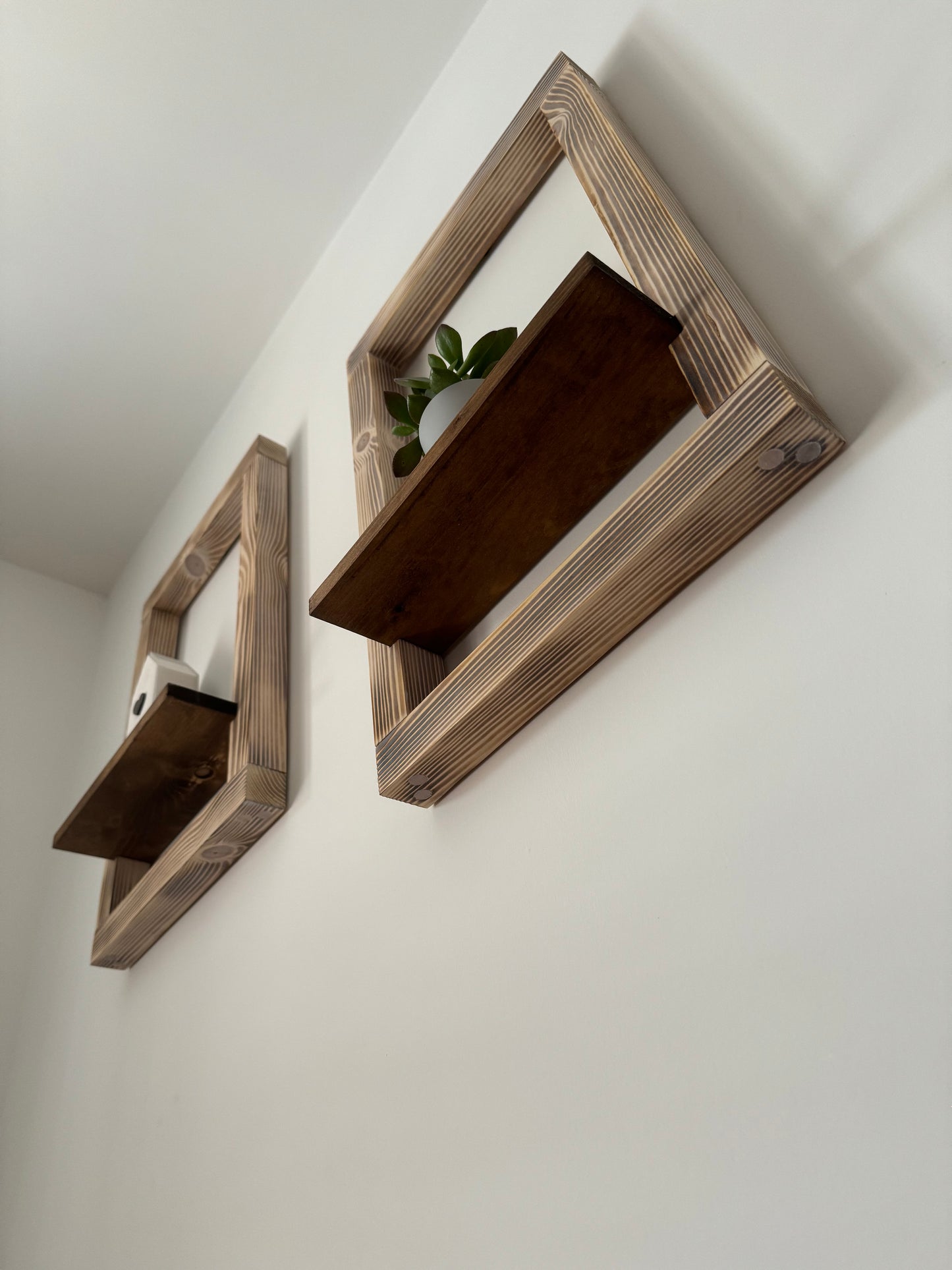 Frame with Enclosed Shelf