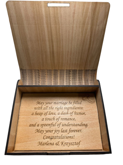 Personalised Wedding Day Book Box Gift